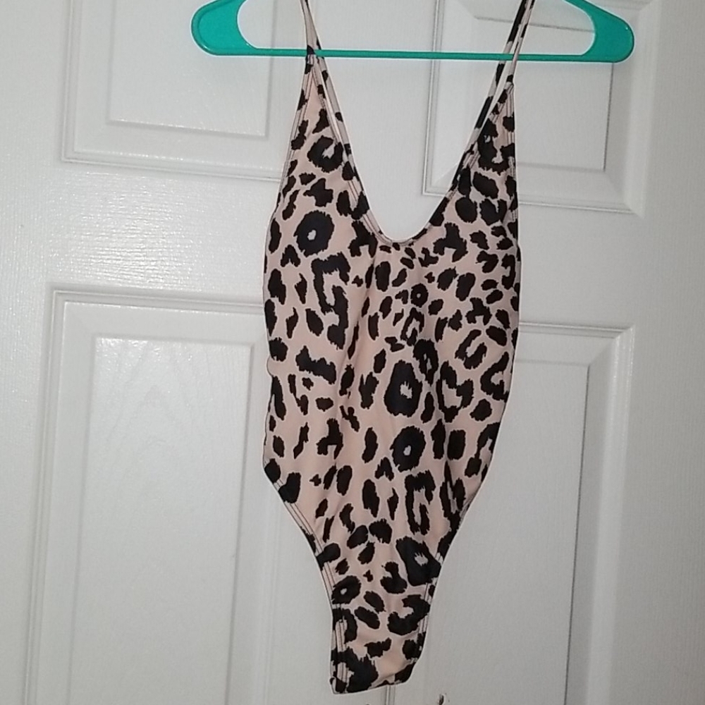 One Piece Cheetah Swimsuit